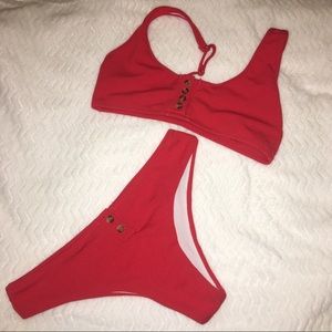 Red bikini